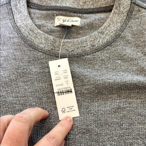 J. Crew Long-sleeve textured sweater-tee Size Small - Picture 5 of 10